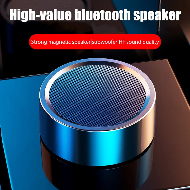 2020 new wireless speaker portable bluetooth compatible 5.0 sports Mp3 player 360 stereo music sound | Электроника