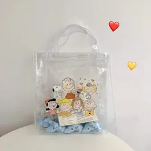 Прозрачная вместительная сумка из ПВХ, Прозрачная женская прозрачная сумка для покупок, сумка на плечо, сумка для экологически чистого хранения, новое поступление