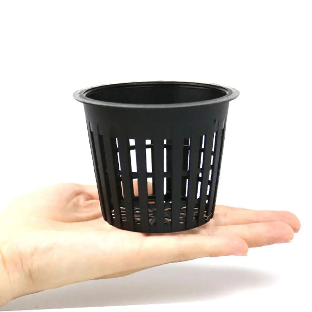 

10pcs Hot Newest Heavy Duty Hydroponic Mesh Pot Net Cup Basket Aeroponic Hydroponic Plant Vegetable Soilless Cultivation Basket