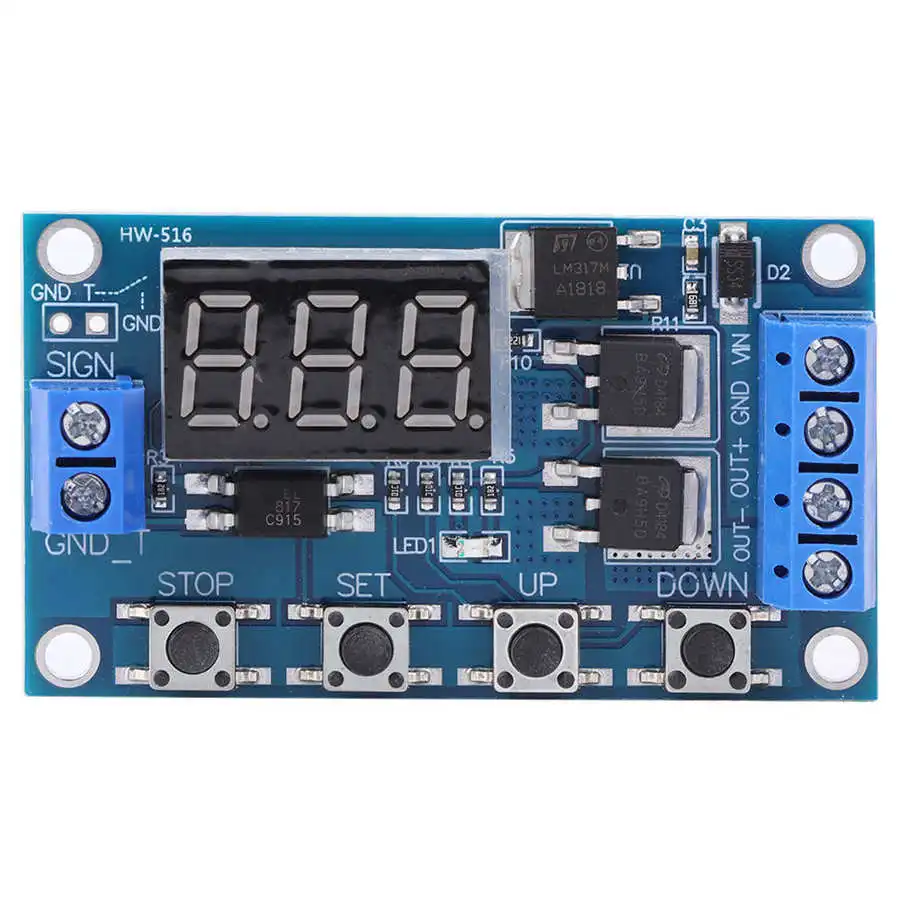 Dc 12v 24v Time Delay Relay Timer Delay Switch Circuit Board Trigger