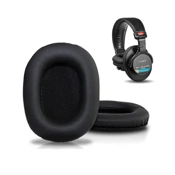 소니 MDR-V6 MDR-7506 MDR-CD900ST 교체용 소프트 가죽 이어 패드, 메모리 폼 이어 커버 귀마개