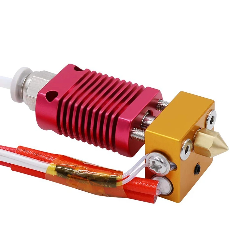Аксессуары для 3D печати Creality Ender 3 Собранный Hotend комплект 1,75 мм 0,4 мм Mk10 Алюминиевый Экструдер Горячий Конец