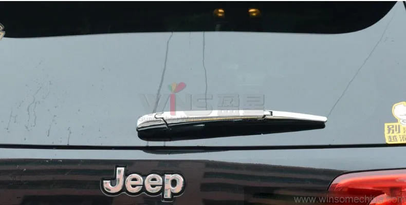 Для Jeep Grand Cherokee хромированное покрытия, для заднего стекла чехол для стеклоочистителя, АБС-пластик, автомобильный-Средства для укладки волос с зеркальной поверхностью