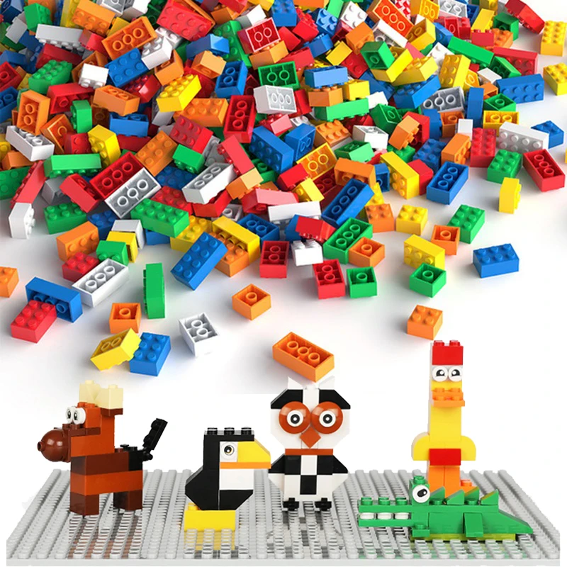 

Random DIY Building Blocks Sets Constructor Designer City Architecture Toys Compatible Classic Bricks Assemble Kids Xmas Gifts
