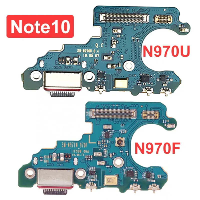 

Original For Samsung Galaxy Note 10 N970 N970U N970F USB Charging Port Flex Cable Dock Connector Microphone Board Replacement