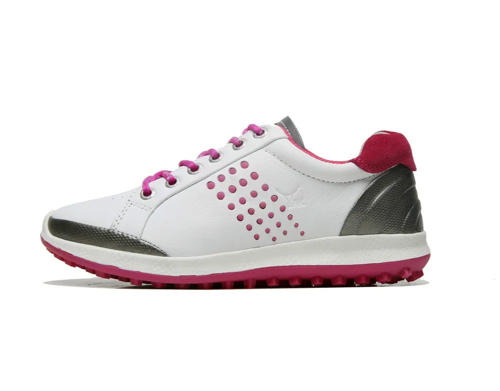 $69.92 Ecco Women's Casual Shoes Golf Shoes Men Elastic Band Walking Women Leather Shoes -