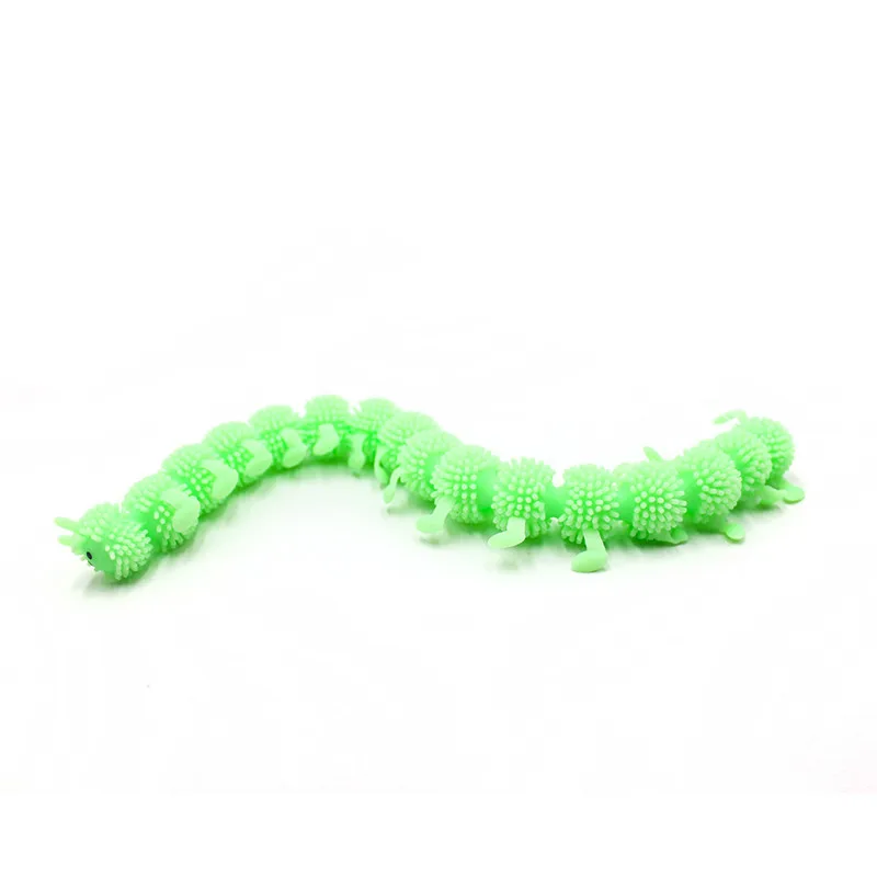1pc 16 Knots Caterpillar Relieves Stress Toy Physiotherapy Releases Stress Fidget Toys img3