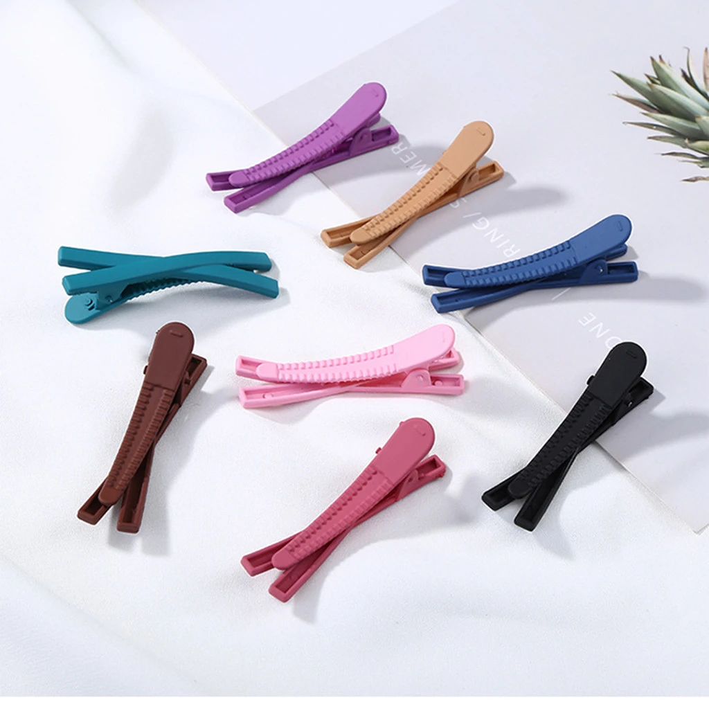 Girls Woman Barrettes Hair Clips Cross Side Candy Color Frosted Clip Liu Hai Clip Frosted Hairpin Children Accessorie 830