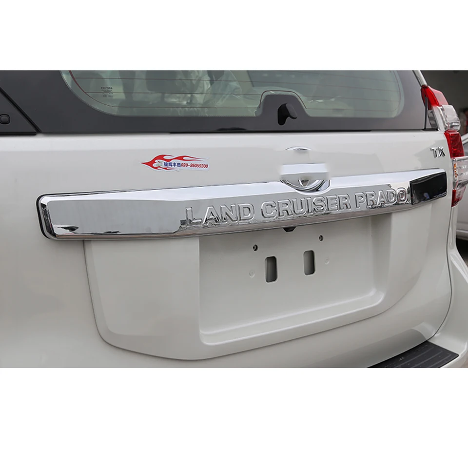 1 шт. хромированная крышка заднего багажника из АБС пластика для Toyota Prado 150 fj150 LC150
