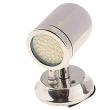 Lamp Replacement Light with 304 Stainless Steel LED Reading Light for Marine RV Camper Lamp Replacement Light with 304 Stainless Steel LED Reading Light for Marine RV Camper