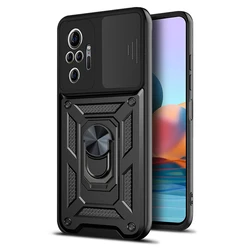 Camera Lens Protection Case For Xiaomi Redmi Note 10 Pro Cases Funda Xiaomi Redmi Note10 10Pro 10S Shockproof Armor Stand Cover