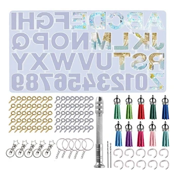 

1 Set Crystal Epoxy Resin Mold Alphabet Letter Number Pendants Casting Silicone Mould DIY Crafts Jewelry Making Tools