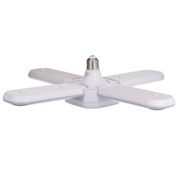 

LED Bulb E27 No Flicker Foldable Fan Blade LED Lamps 30W/45W/60W Lampada LED Ceiling Lights For Living Room Garage Lighting