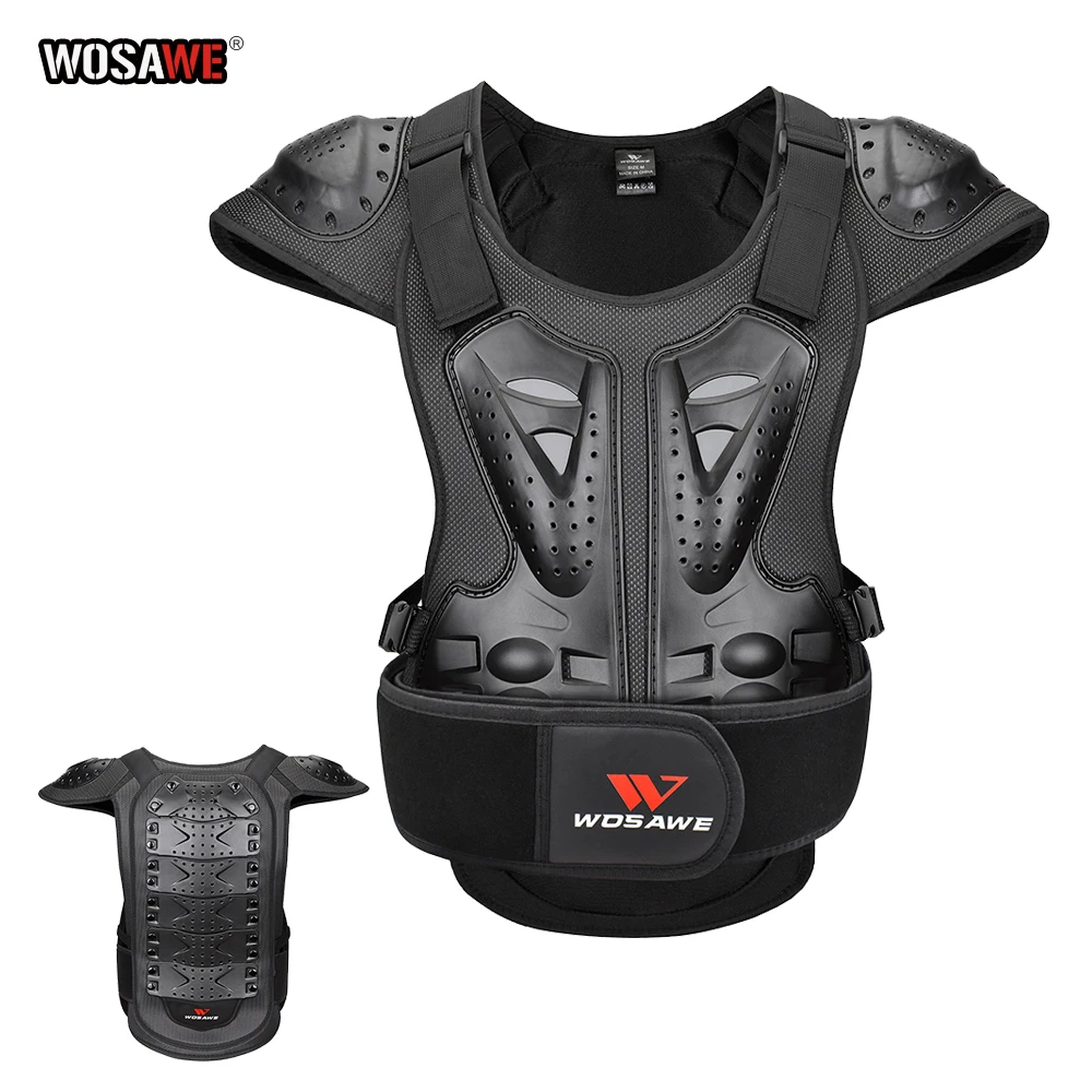 Motorcycle armor Motorcycle Armor Adult Chest Back Protector Moto Racing Body Protector Armor Guard Motocross Protective Gear
