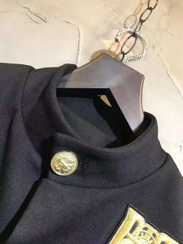 AH09179 Модные мужские пальто и куртки для подиума роскошный известный бренд Европейский дизайн вечерние стиль мужская одежда