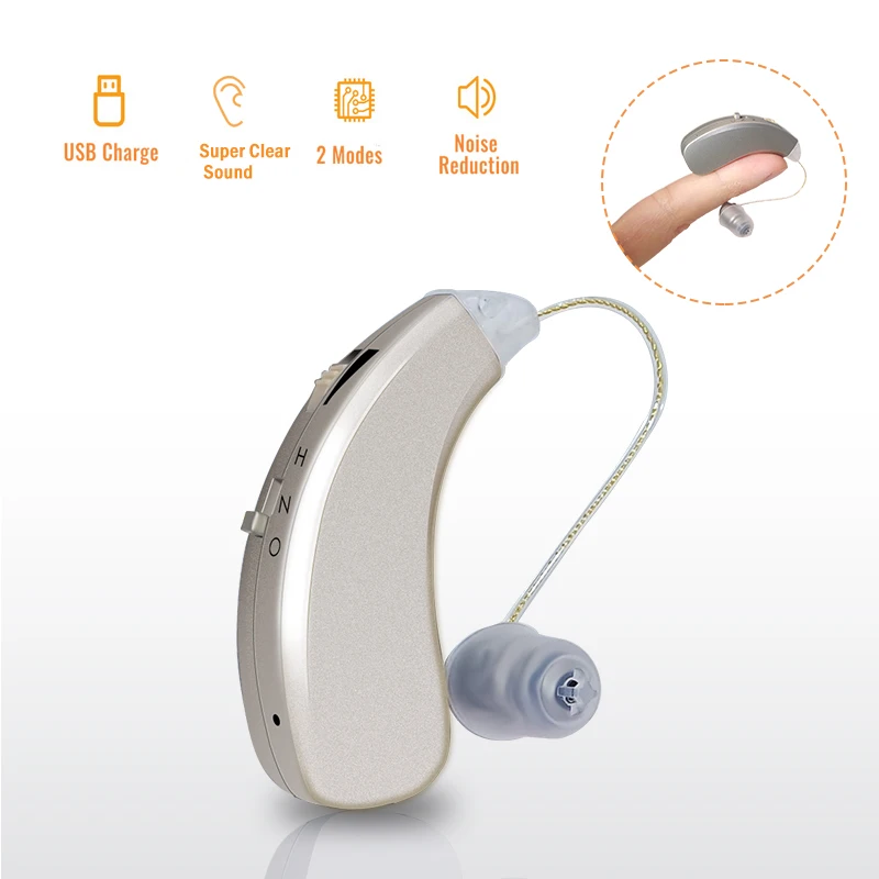 Rechargeable Hearing Aids Audifonos Sound Amplifiers Wireless Ear Aids Elderly Moderate to Severe Loss hearing aid