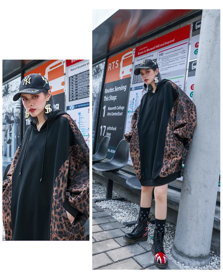 SuperAen Hoody Wild Europe женские толстовки осень-зима новые толстовки с капюшоном женские топы с длинными рукавами большого размера