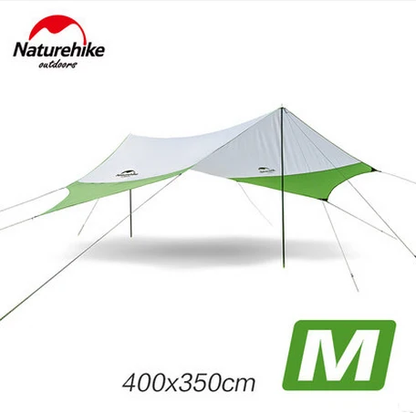 Outdoor Picnic Beach BBQ Sun Shelter Fast Built Quick Removable Waterproof Awning Canopy - Цвет: green M