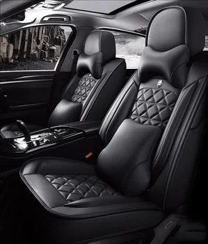 

(Front + Rear) Special Leather car seat covers For Hyundai ELANTRA i10 i20 Tucson IX35 IX25 Sonata Santafe Accent automobiles