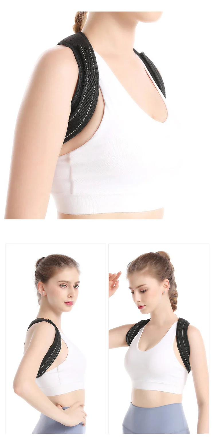 Adjustable Back Support Posture Corrector Spine Clavicle Shoulder Belt Brace Protector Strap Straight Correction Back Pain Guard