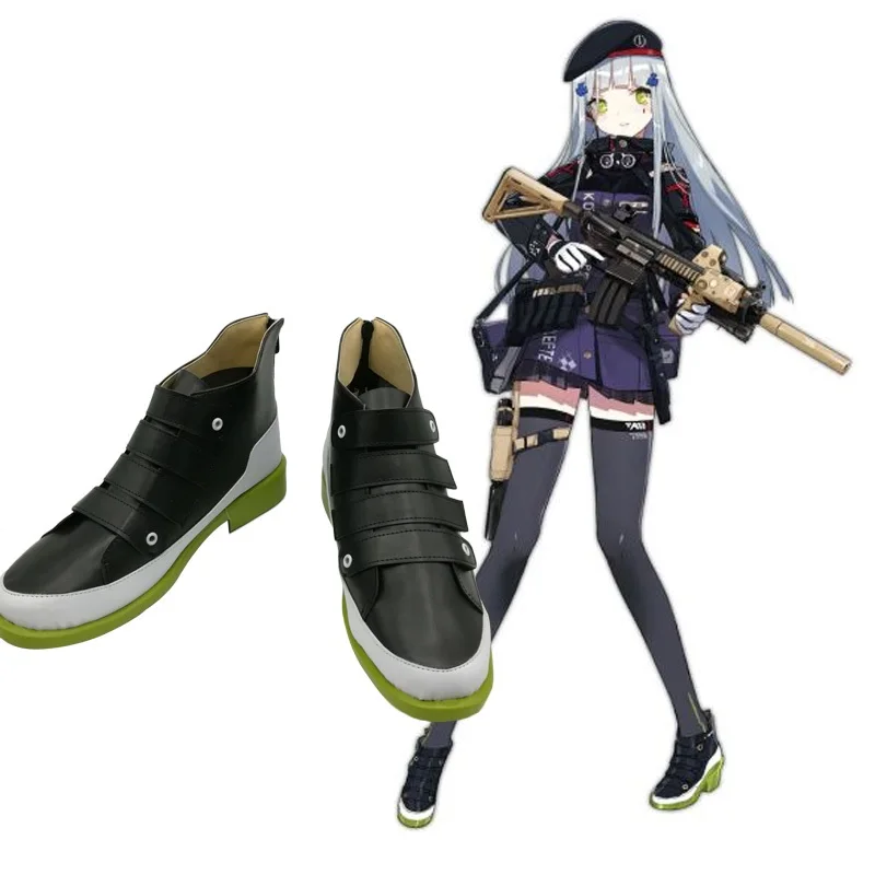 

Unisex Anime Cos Girls Frontline HK416 Cosplay Costumes Boots Shoes Halloween Christmas Party Custom Made