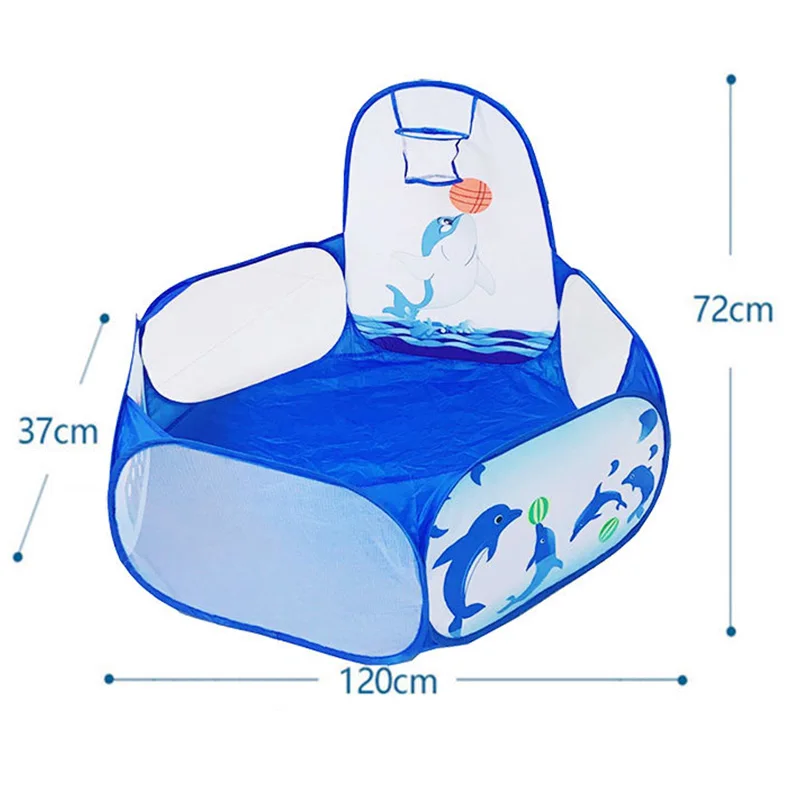 Baby Playpen Portable Foldable Playpens Game Pool of Balls Pit Child Outdoor Indoor Ball Pool Play Tent Kids Safe for Kids Gifts 4
