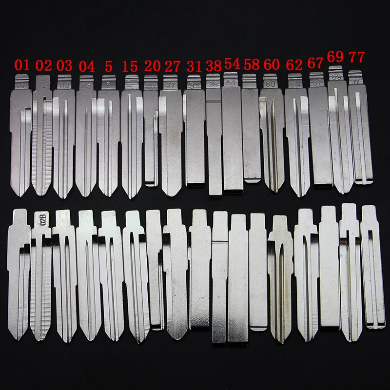 06# 09# 17# 19# 47# 49# 56# 83# 15# 18# 20# 31# Key Blade Car key embryo Car Key Embryo replacing the key head for lada