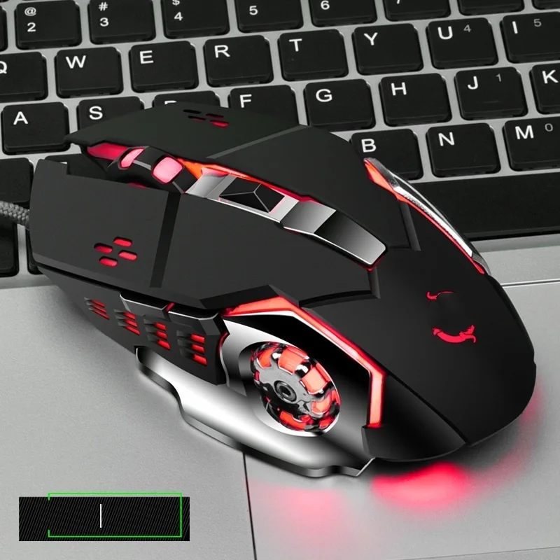 Лидер продаж проводная USB-мышь Viper Competition Q5 4 класса DPI 1200/1600/2400/3200 6 кнопок