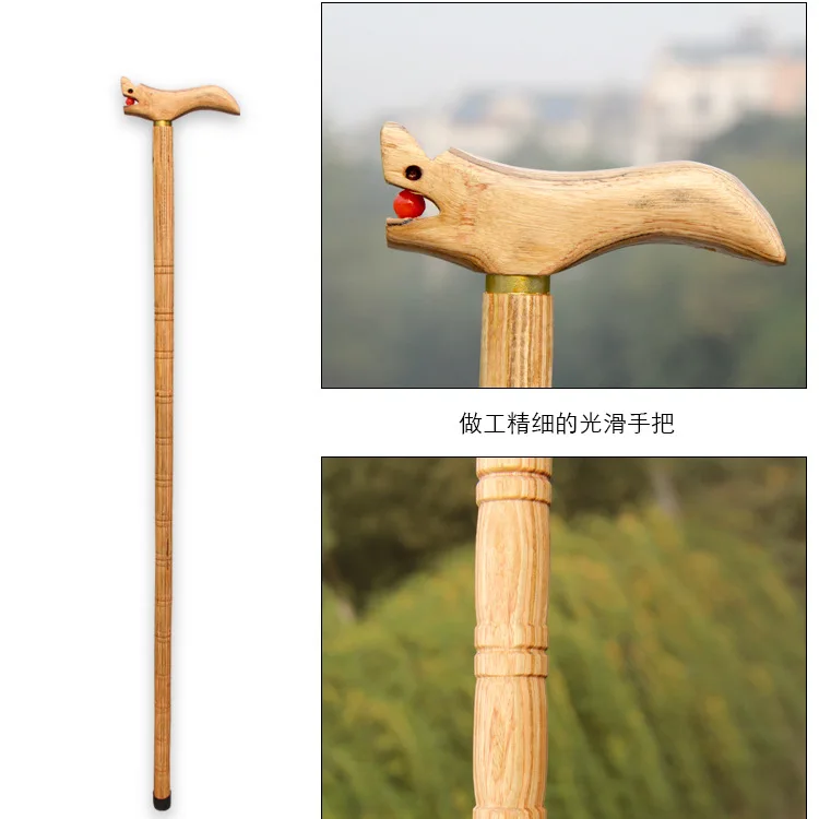 Manufacturers Direct Selling ggs mu Wooden Leading Crutches Walking Stick for the Elderly Wand Send Old Man Gift