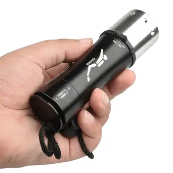 

Aluminum Alloy Bright Light Magnetic Control Switch Waterproof Handhold LED Diving Flashlight Lighting Torch