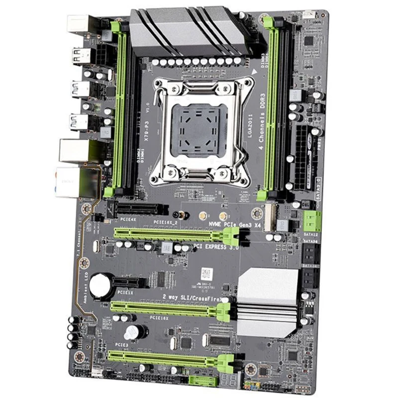 X79-P3 четырехканальный Deluxe X79 материнская плата по стандарту ATX USB3.0 SATA3.0 LGA2011 игровая материнская плата Поддержка материнская плата 128 ГБ DDR3 регистровая и ecc-память