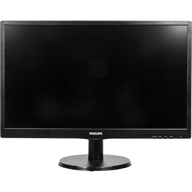Монитор PHILIPS 243V5QHSBA(00/01) 23.6", черный