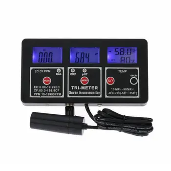 

Professional 6 in 1 aquarium Water Quality tester PH Meter Monitor Multi-parameter for test PH / Temperature/ EC / CF / RH / TDS