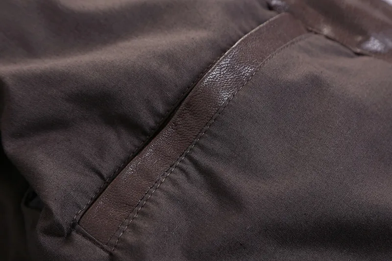 Высококачественная весенне-осенняя мужская куртка из натуральной кожи, короткая приталенная мотоциклетная куртка для мужчин, верхняя одежда jaqueta de couro MF030