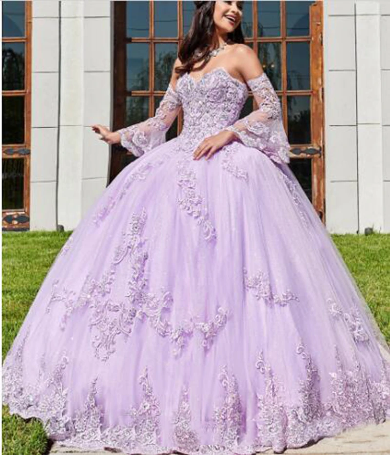 Quinceanera long sleeve dresses Clearance