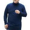 Autumn winter Men sweater 5XL 6XL 7XL 8XL Bust 143cm Plus size Solid color sweater men 3 colors 5