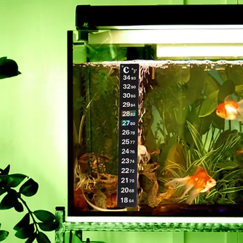 

Hot Sale LCD Digital Stick On Thermometer Temperature Gauge Heater Sticker Aquarium fish tank Glass Drop Shipping