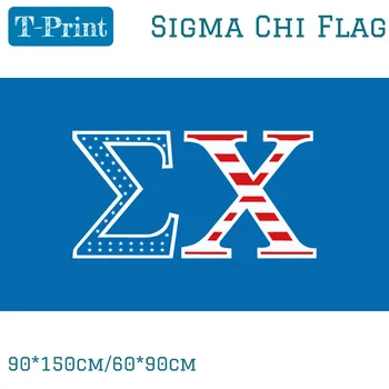 

15PCS Flag Sigma Chi US Style College Fraternity Official Licensed Flag 3ft*5ft Size 90*150cm 60*90cm For Office Home Flag.