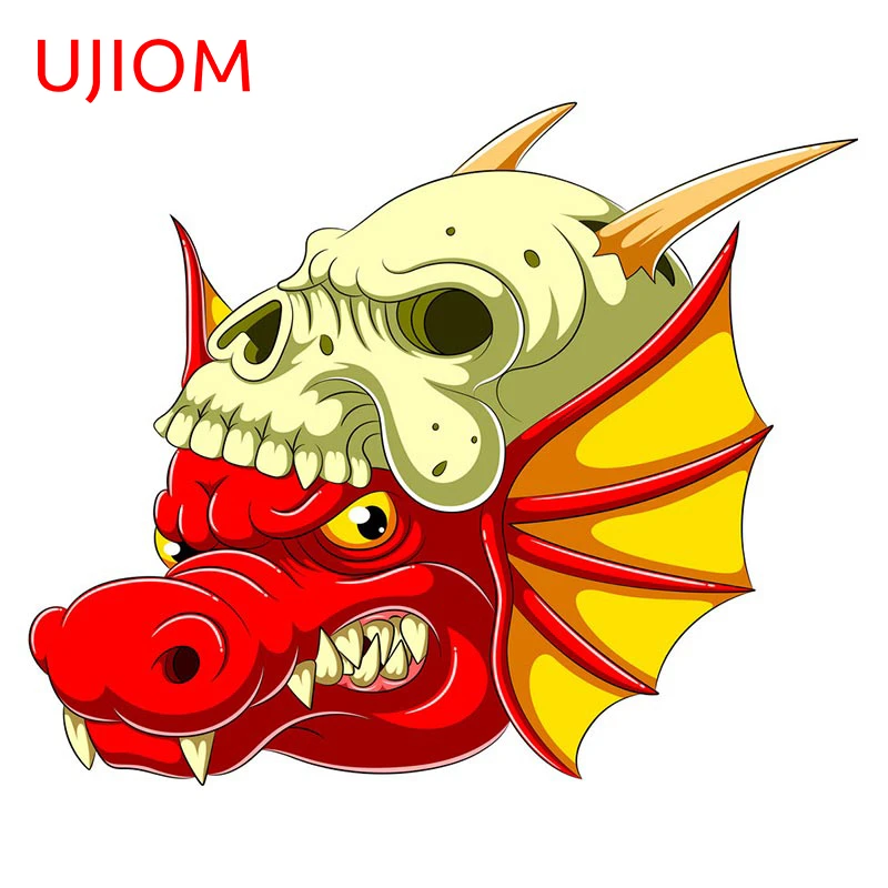 UJIOM Dragon Head Mascot Personalise Door Sticker Living Room Decoration  Bedroom Accessories Wall Stickers Wallpaper|Wall Stickers| - AliExpress
