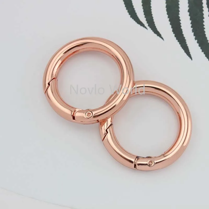 5 pieces test, Inner width 25.6mm, metal O ring bag handle buckles women handbag lock hang buckles diy hardware accessories