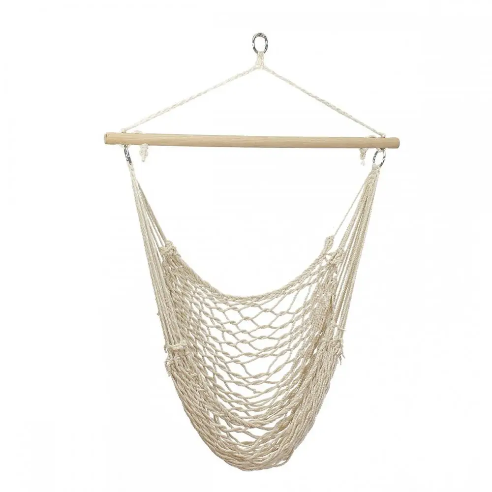 

Outdoor Hammock Garden Hang Lazy Chair Swinging Indoor Outdoor Furniture Hanging Rope Chair Swing Chair Seat Bed Travel Camping