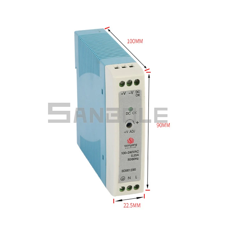 MDR-20W 12V24V на din-рейке Тип Led Импульсный источник питания медицинская Автоматизация шкаф инженерный переключатель