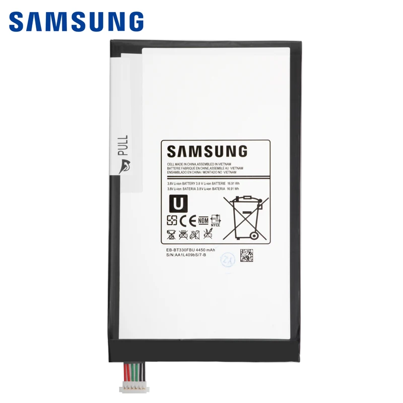 Samsung планшет Батарея EB-BT330FBE 4450 мАч для samsung Galaxy Tab 4 8,0 T330 T331 T331C T335 SM-T330 SM-T331 SM-T335