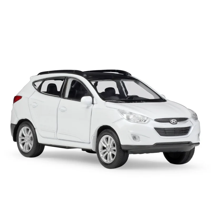 WELLY литье под давлением 1:36 модель автомобиля hyundai Tucson IX35 SUV оттягивающая игрушка автомобиль игрушка из сплава металлическая игрушка автомобиль для детей Коллекция подарков - Цвет: with retail box