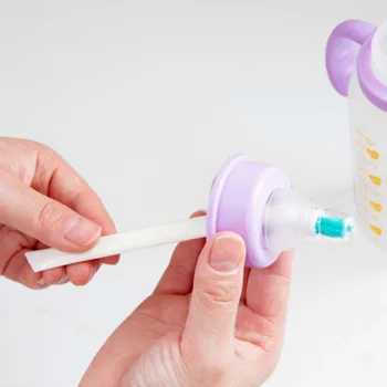 

2pcs/set Long Handle Portable Baby Milk Bottle Narrow Gap Cleaning Brushes Bottle Brush Pacifier Brush