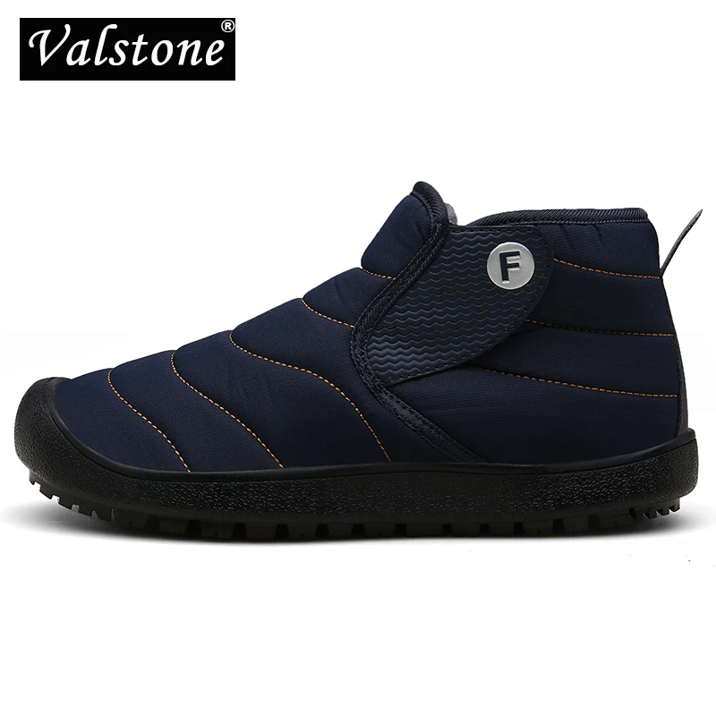 Valstone-Botines forrados de felpa para hombre y mujer, botas de nieve cálidas, zapatos antideslizantes para exteriores, zapatillas Unisex, talla 36-48, Invierno - Imagen 5
