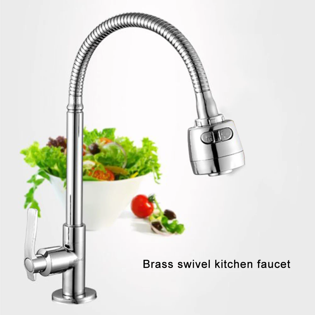 

Flexible Kitchen Tap Head 360° Rotatable Faucet Water Saving Filter Sprayer Flexible Kitchen Tap Kitchen Faucet