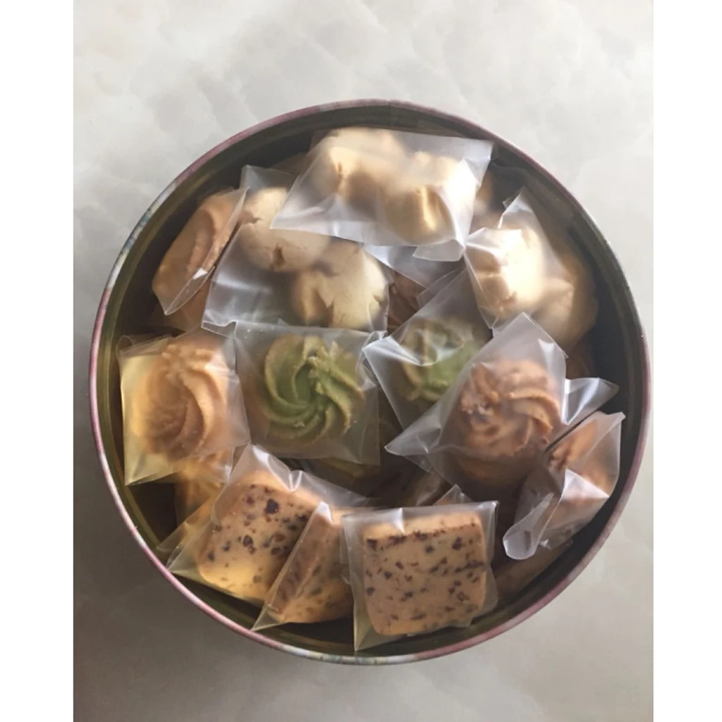 Set Of 100 Bags Sachets Bags For Cakes Candy Biscuits, Made Of Cellophane