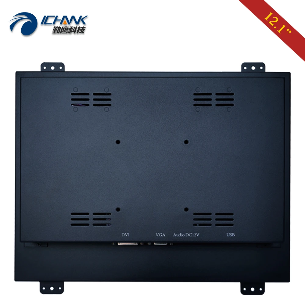 LCD ũ ÷, 1024x768 ݼ  DVI VGA   Ʈ Ӻ    PC  ZK120TN-DY2, 12.1 ġ
