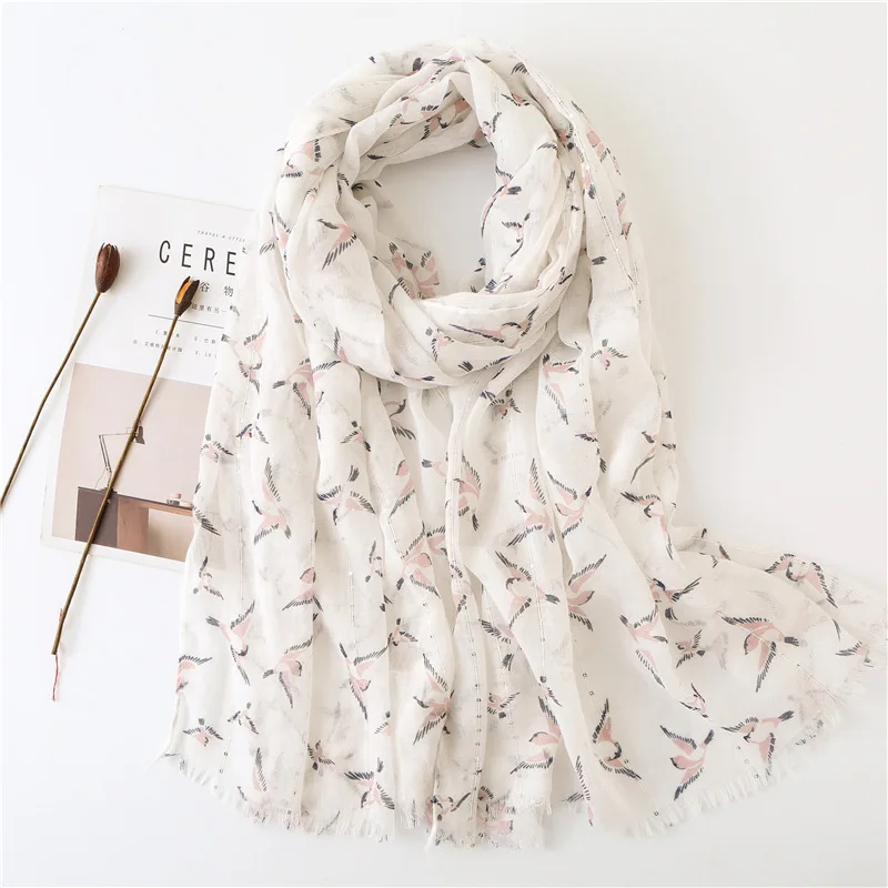 

2020 New Style Cotton Scarf Spring Versatile Long Silk Scarves Summer Sun-resistant Shawl high quality women fashion